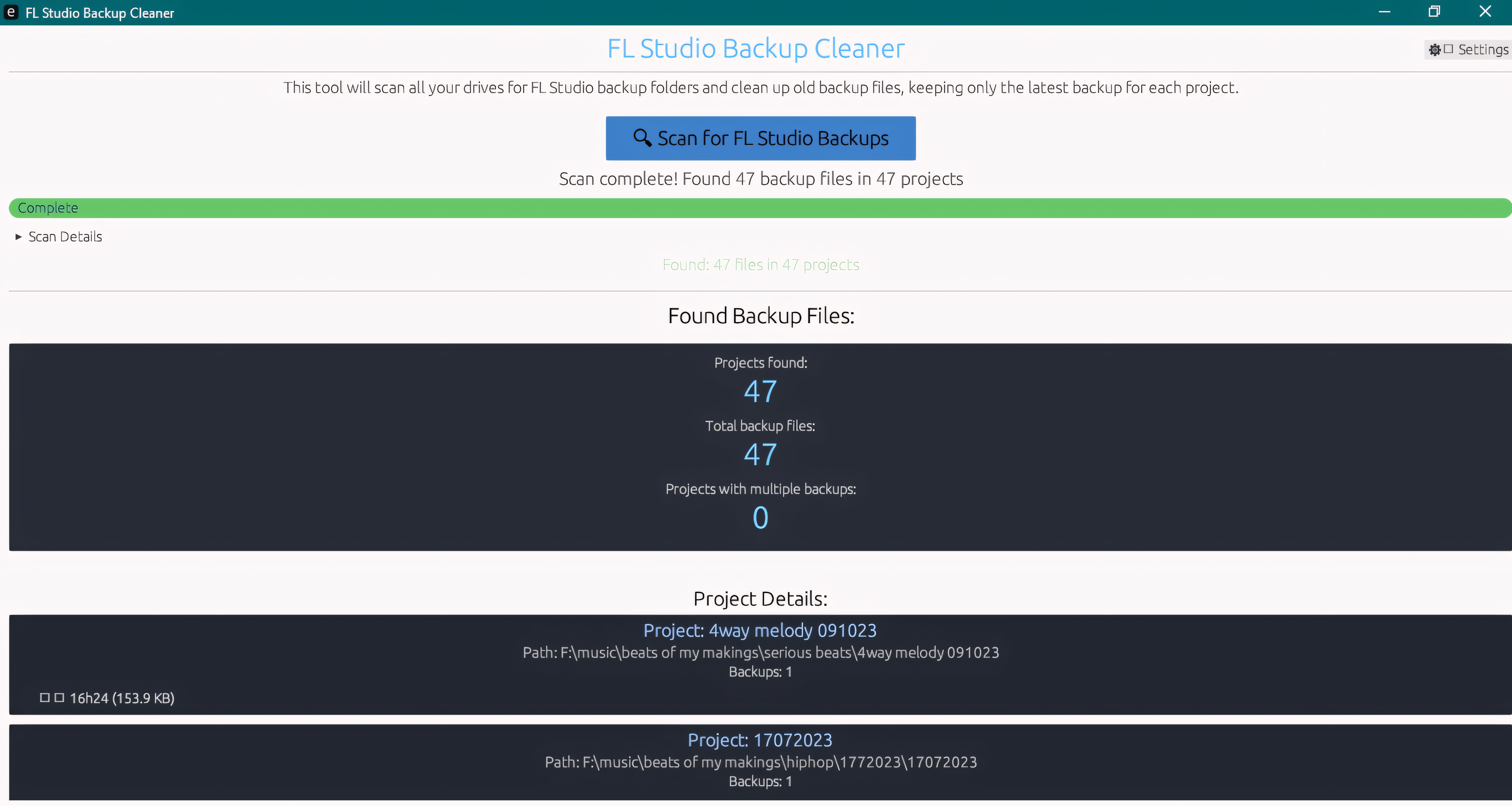 Results View